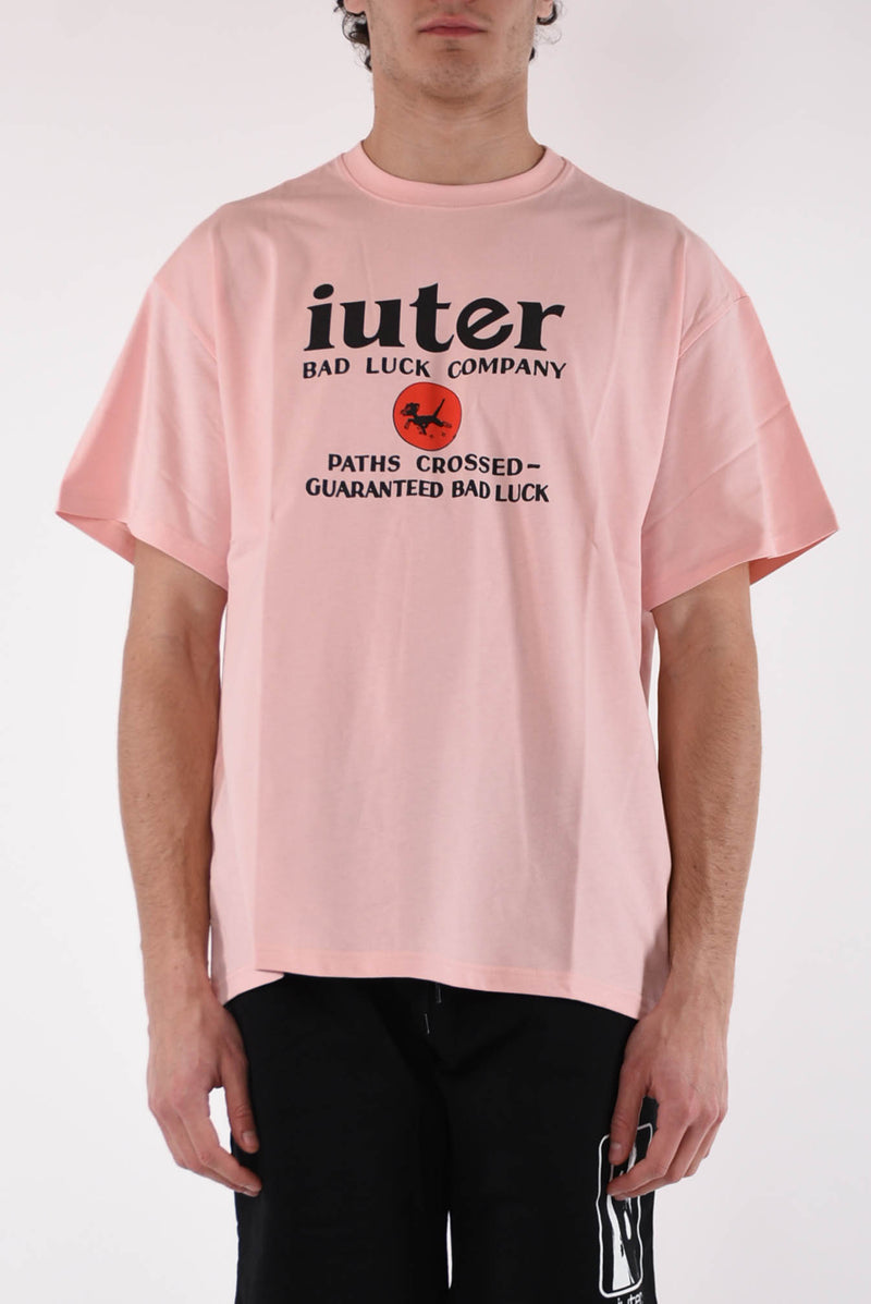 IUTER T-shirt unlucky in cotone