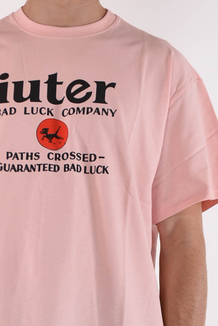 IUTER T-shirt unlucky in cotone