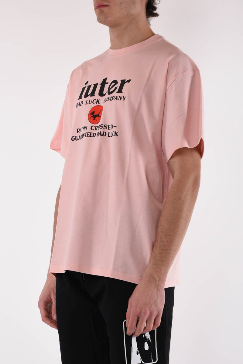 IUTER T-shirt unlucky in cotone