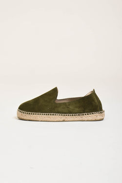 MANEBI Suede hamptons espadrilles