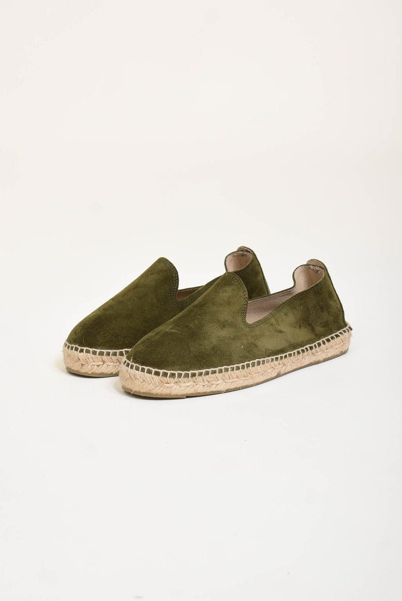 MANEBI Suede hamptons espadrilles