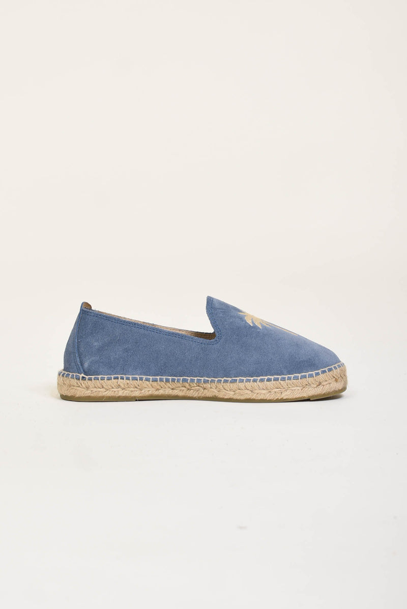 MANEBI Espadrillas palm springs in denim