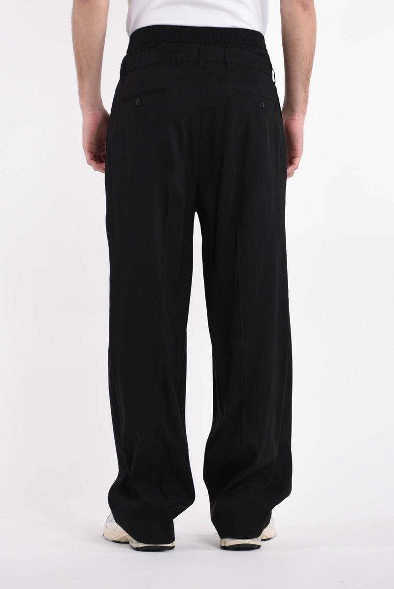 MSGM pantaloni in viscosa