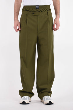 MSGM pantaloni in fresco lana