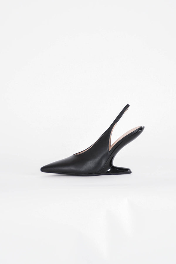 N°21 decolletè slingback in pelle