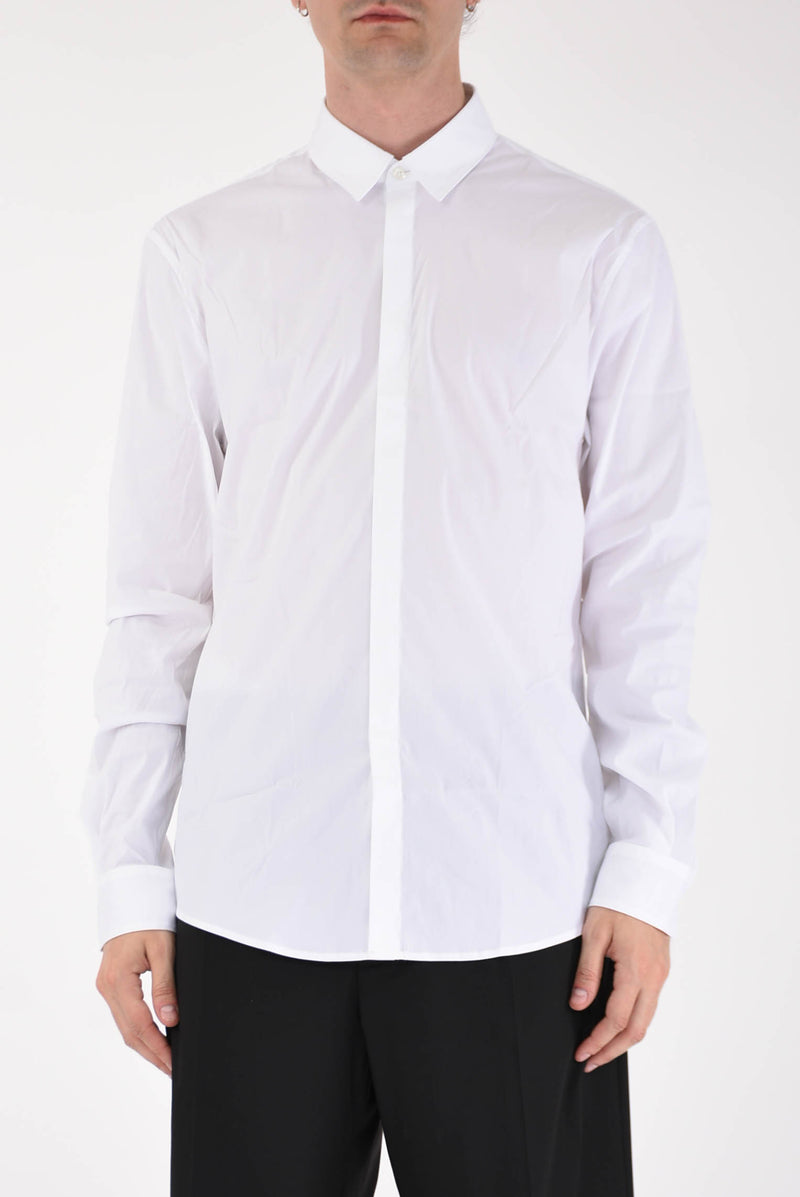PATRIZIA PEPE Camicia in popeline stretch