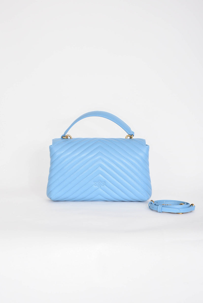 PINKO borsa a tracolla modello love lady puff chevron