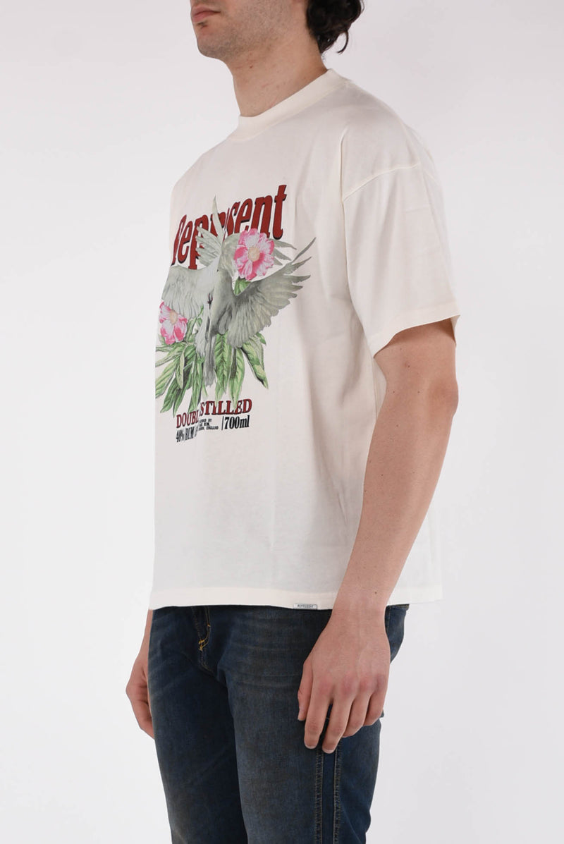 REPRESENT T-shirt double distilled in cotone