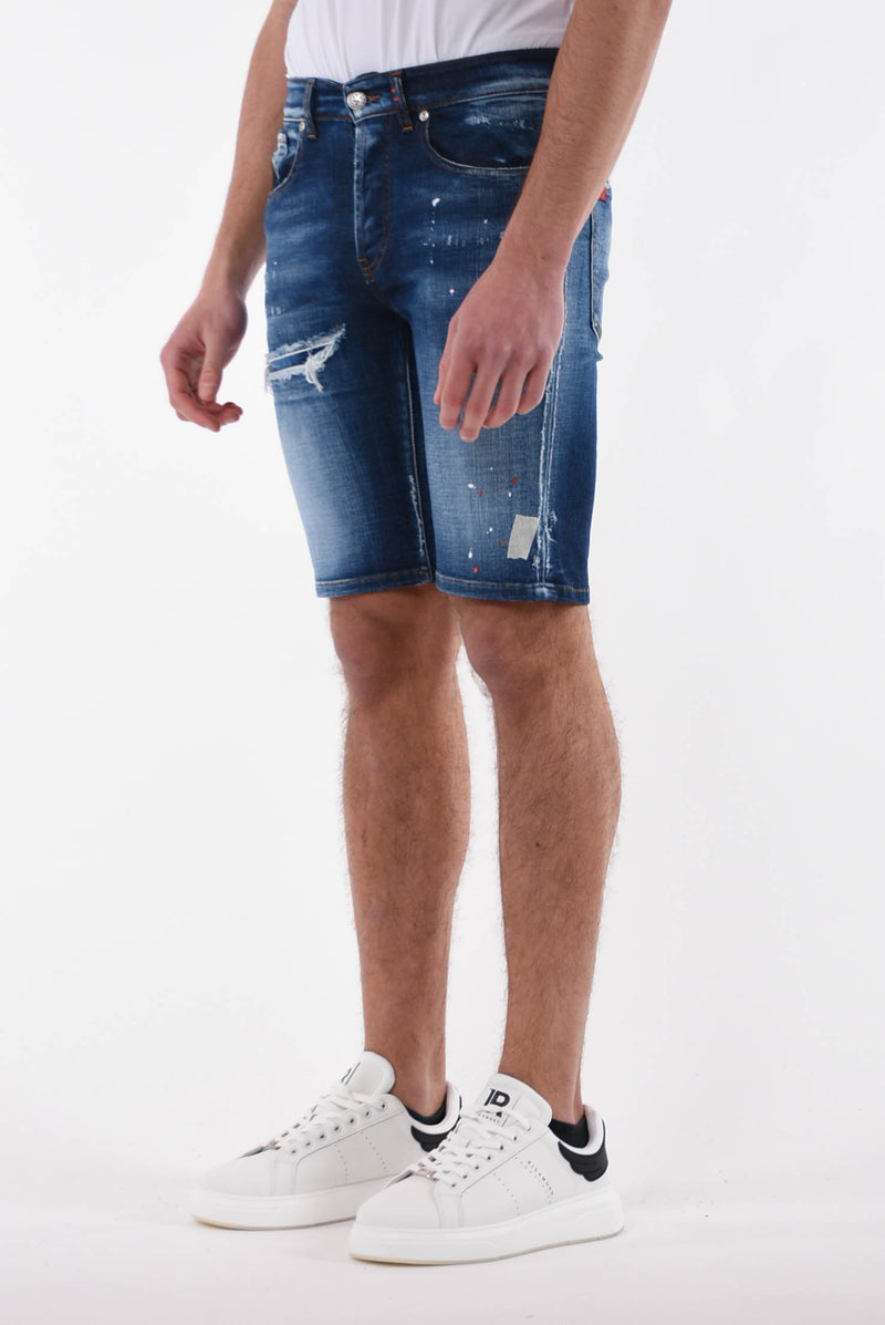 JOHN RICHMOND Bermuda in denim