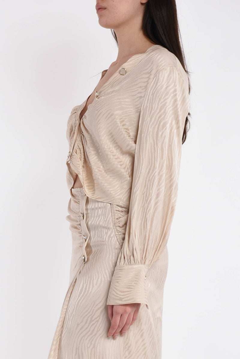 SIMONA CORSELLINI blusa cropped