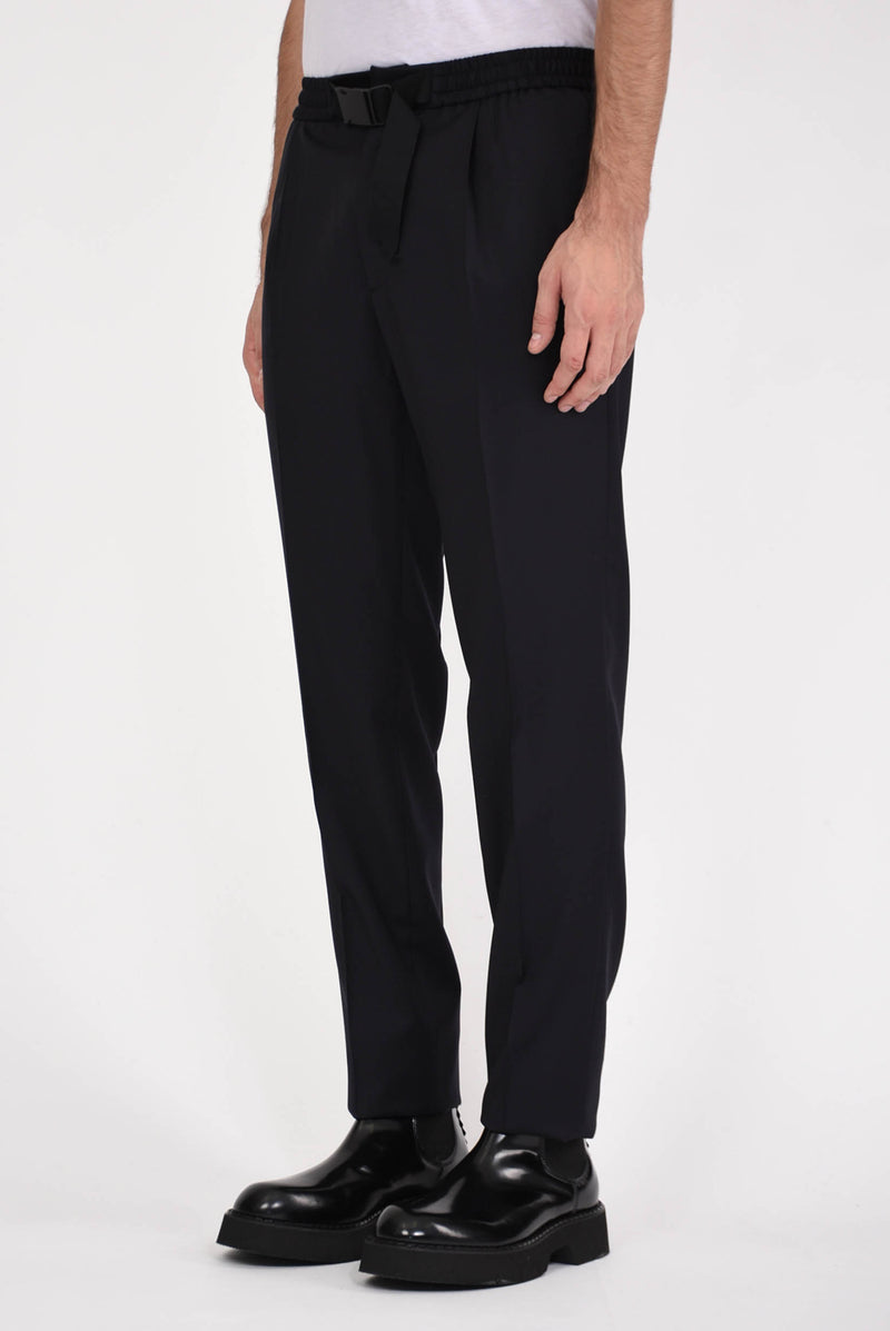 TAGLIATORE Pantaloni jogger in fresco lana