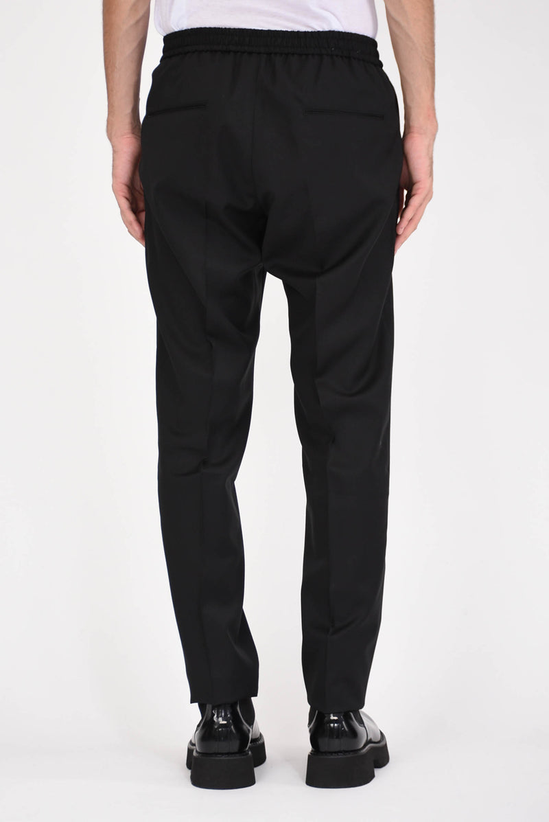 TAGLIATORE Pantaloni jogger in fresco lana