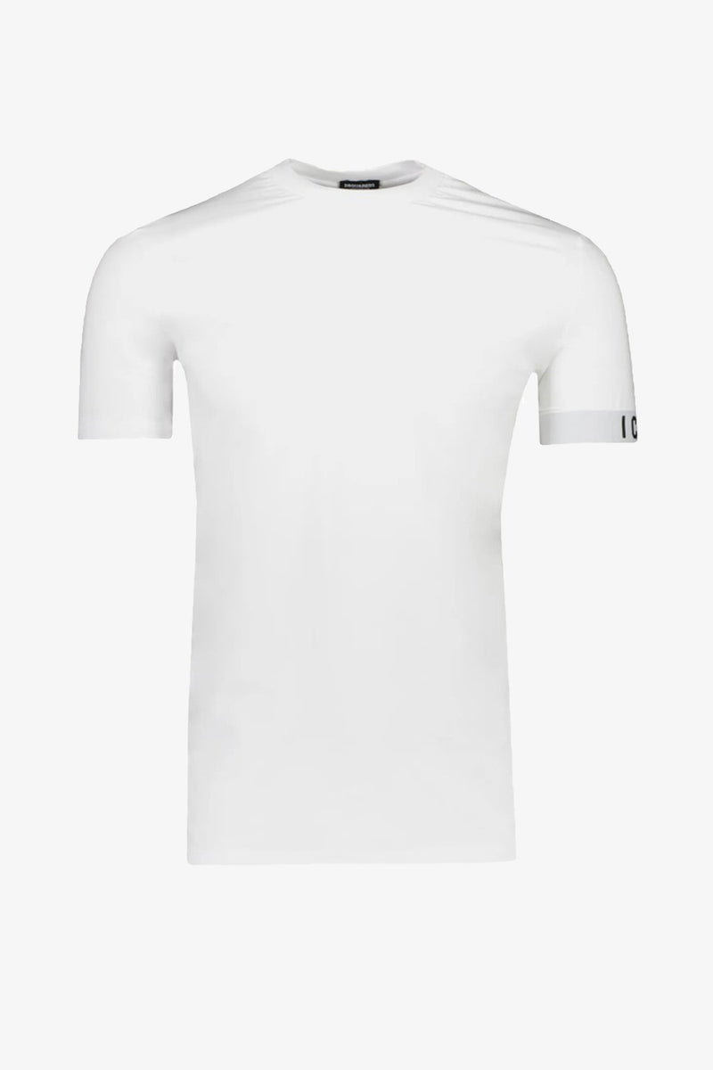 DSQUARED T-shirt con logo in cotone