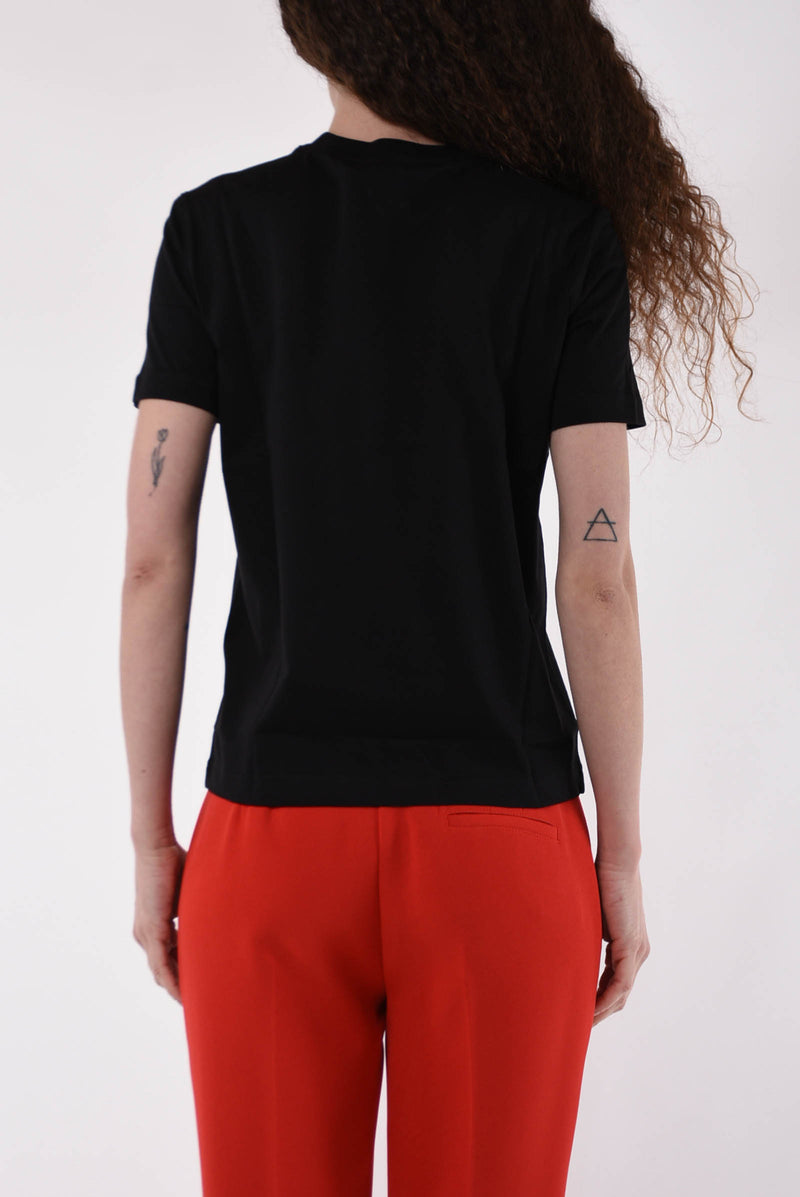 VERSACE JEANS COUTURE t-shirt con logo roses