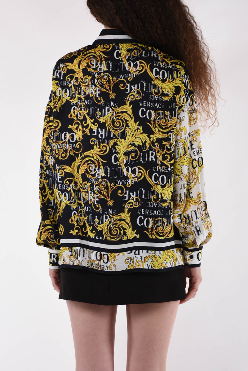 VERSACE JEANS COUTURE camicia con logo couture