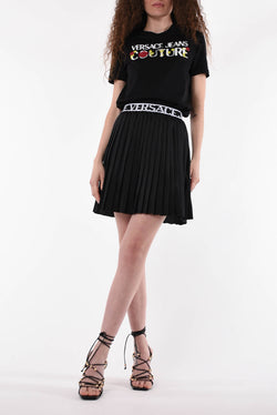 VERSACE JEANS COUTURE gonna mini con logo